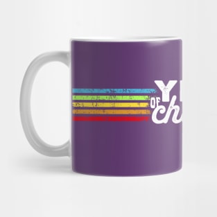 2020 Year of Change - Retro Stripes Rainbow Mug